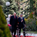 Kongeparet ble ønsket velkommen til Tyrkia av sitt vertskap, President Abdullah Gül og fru Hayrünnisa Gül (Foto: Lise Åserud, NTB scanpix)